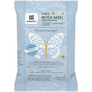 3 PACK of GrabGreen Baby Witch Hazel Solution -- 32 Wipes