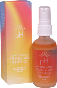 Honestly pHresh Pre-Biotic Deodorant Spray Frangipani & Monoi -- 2 oz