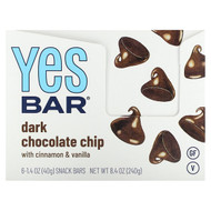 <img alt="Yes Bar, Snack Bar, Dark Chocolate Chip, 6 Bars, 1.4 oz (40 g) Each" title="Yes Bar, Snack Bar, Dark Chocolate Chip, 6 Bars, 1.4 oz (40 g) Each,860132001418"