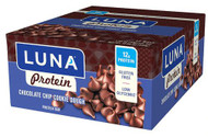 Clif LUNA Protein 12G Bar Chocolate Chip Cookie Dough -- 12 Bars