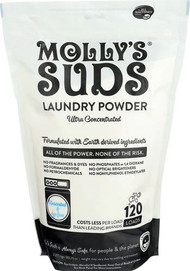 Mollys Suds Unscented Laundry Powder Ultra Concentrated -- 80.25 oz