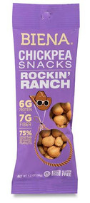 Biena Chickpea Snacks 1.2 oz Rockin Ranch -- 10 Pack