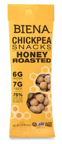 Biena Chickpea Snacks Honey Roasted -- 10 Pack