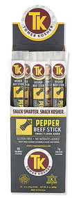 Tomer Kosher Beef Sticks Pepper -- 24 Sticks