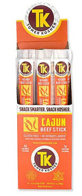Tomer Kosher Beef Sticks Cajun -- 24 Sticks