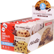 NuGo Nutrition Protein Cookies Dark Chocolate Chip -- 12 Cookies