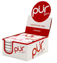 Pur Company Pur Gum Aspartame Free Cinnamon -- 12 Tray