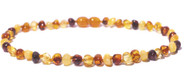 Charlie Banana Amber Necklace 11" Boroque - Polish Multi P -- 1 Necklace