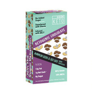 Kiss My Keto Ketogenic Chocolate Pumpkin Seed & Sea Salt -- 4 Bars