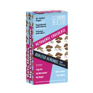 Kiss My Keto Ketogenic Chocolate Roasted Almonds -- 4 Bars