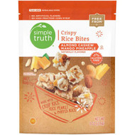 3 PACK of Simple Truth Crispy Rice Bites Almond Cashew Mango Pineapple -- 8 oz