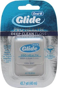 3 PACK of Oral-B Glide Pro-Health Deep Clean Floss Cool Mint -- 43.7 Yards