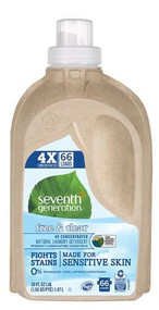 Seventh Generation Natural Laundry Detergent 4X Free & Clear -- 50 fl oz