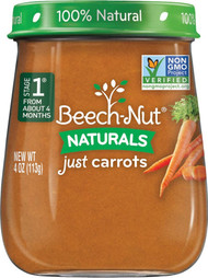 Beech-Nut Naturals Stage 1 Just Carrots -- 4 oz Each / Pack of 10