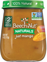 Beech-Nut Naturals Stage 2 Just Mango -- 4 oz Each / Pack of 10