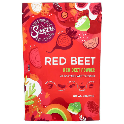 <img alt="Suncore Foods, Red Beet Powder, 5 oz (142 g)" title="Suncore Foods, Red Beet Powder, 5 oz (142 g),857069007101"