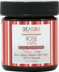 Shea Terra Organics Rose Hips Face Creme -- 2 oz