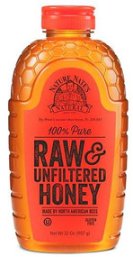 Nature Nates Natural 100% Pure Raw & Unfiltered Honey -- 32 oz