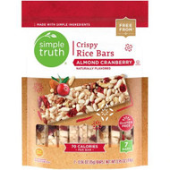 3 PACK of Simple Truth Crispy Rice Bars Almond Cranberry -- 7 Bars