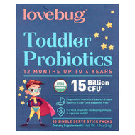 <img alt="LoveBug Probiotics, Toddler Probiotics, 12 Months Up To 4 Years, 15 Billion CFU, 30 Single Serve Stick Packs, 0.06 oz (1.8 g) Each" title="LoveBug Probiotics, Toddler Probiotics, 12 Months Up To 4 Years, 15 Billion CFU, 30 Single Serve Stick Packs, 0.06 oz (1.8 g) Each,861383000342"