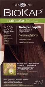 BioKap Nutricolor Delicato Permanent Hair Dye 6.06 Dark Blond Havana -- 4.67 fl oz