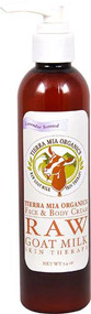 Tierra Mia Organics Raw Goat Milk Face & Body Cream Lavender Scented -- 8 oz