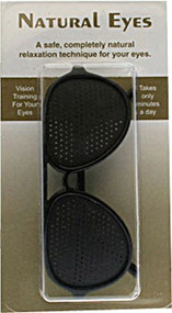 Heritage Products Pinhole Glasses Full Frame Black -- 1 Pair