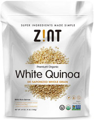Zint Premium Organic White Quinoa De-Saponized Whole Grain -- 64 oz