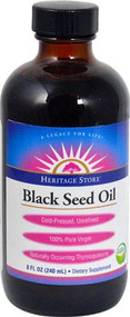 Heritage Products Organic Black Seed Oil -- 8 fl oz