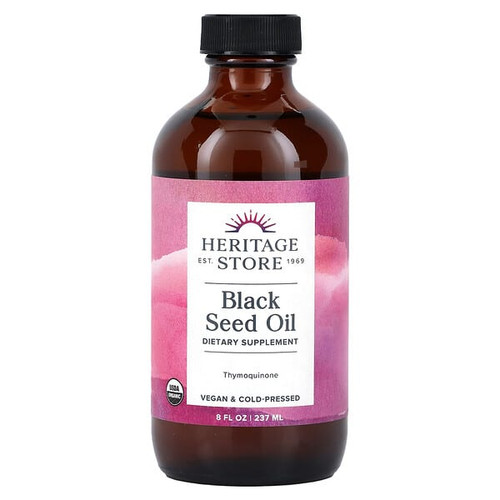 <img alt="Heritage Store, Black Seed Oil, 8 fl oz (237 ml)" title="Heritage Store, Black Seed Oil, 8 fl oz (237 ml),076970747429"