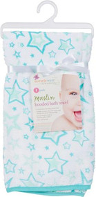 MiracleWare Muslin Serenity Blanket Blue Stars -- 1 Piece