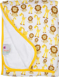 MiracleWare Muslin Serenity Blanket Giraffes & Lions -- 1 Piece