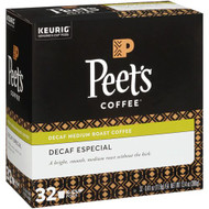Peets Coffee Keurig Medium Roast Decaf Especial -- 32 K-Cups