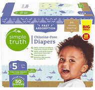 Simple Truth Diapers Value Box Size 5 -- 50 Diapers