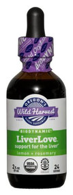 Oregons Wild Harvest LiverLove Biodynamic Herbal Tonic Organic Lemon & Rosemary -- 2 fl oz