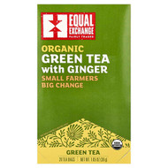 <img alt="Equal Exchange, Organic Green Tea with Ginger, 20 Tea Bags, 1.05 oz (30 g)" title="Equal Exchange, Organic Green Tea with Ginger, 20 Tea Bags, 1.05 oz (30 g),745998500261"