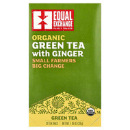 <img alt="Equal Exchange, Organic Green Tea with Ginger, 20 Tea Bags, 1.05 oz (30 g)" title="Equal Exchange, Organic Green Tea with Ginger, 20 Tea Bags, 1.05 oz (30 g),745998500261"