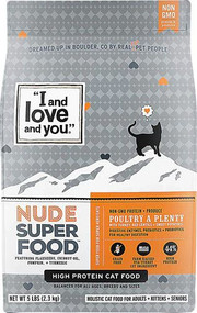 I and Love and You Nude Super Cat Food Turkey, Red Lentils, Sweet Potatoes -- 5 lb
