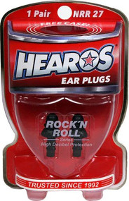 3 PACK of Hearos Ear Plugs Rock'N Roll Series -- 1 Pair