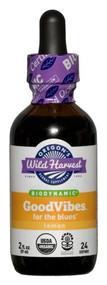 Oregons Wild Harvest GoodVibes Biodynamic Tonic Herbal Organic Lemon -- 2 fl oz