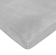 American Baby Heavenly Soft Chenille Playard Sheet Gray -- 1 Sheet