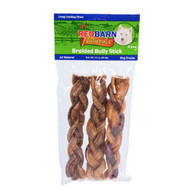 RedBarn Naturals Bully Braids 7 Inch Dog Treats -- 3 Dog Treats