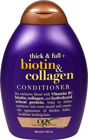 3 PACK of Organix Thick & Full Biotin & Collagen Conditioner -- 13 fl oz