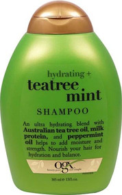 3 PACK of Organix Hydrating Teatree Mint Shampoo -- 13 fl oz