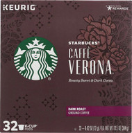 Starbucks Ground Coffee Dark Roast Caffe Verona -- 32 K-Cups
