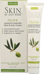 Skin by Ann Webb Olive Eyeseryl Peptide Face and Eye Cream -- 1 oz