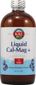 Kal Liquid Cal-Mag Plus Blueberry -- 16 fl oz