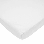 American Baby Heavenly Soft Chenille Mini Crib Sheet White -- 1 Sheet