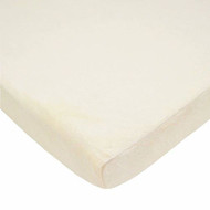 American Baby Heavenly Soft Chenille Mini Crib Sheet Ecru -- 1 Sheet