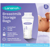 Lansinoh Breastmilk Storage Bags -- 100 Pack